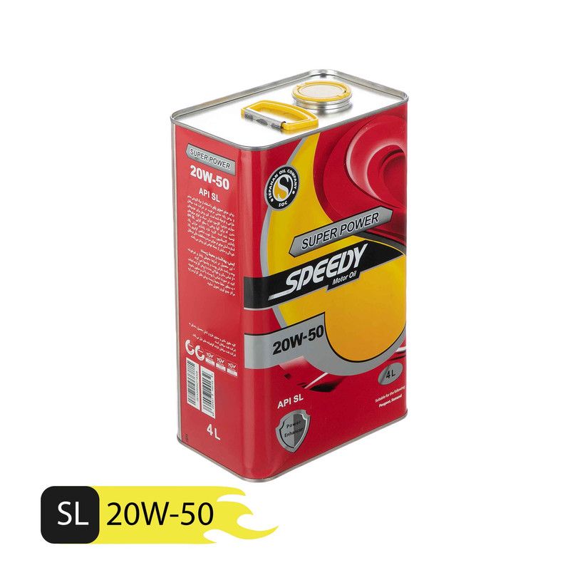 Super Power 20W-50 speedy engine oil, volume 4 liters